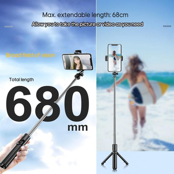 BT Selfie Stick Foldable Tripod 360 Rotation Multi-functional Handheld Adjustable Image 11