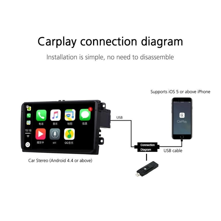 Car Android Stereo Smart Assistant CarPlay Module Dongle Adapter USB Interface for iPhone Image 12