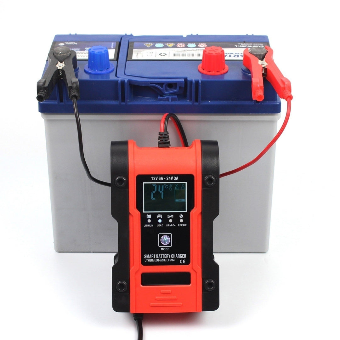 Car Battery Charger 12V 7A Lead-acid Batteries ChargerLCD Display Smart Maintainer 7-Stages Trickle Chargers Image 10