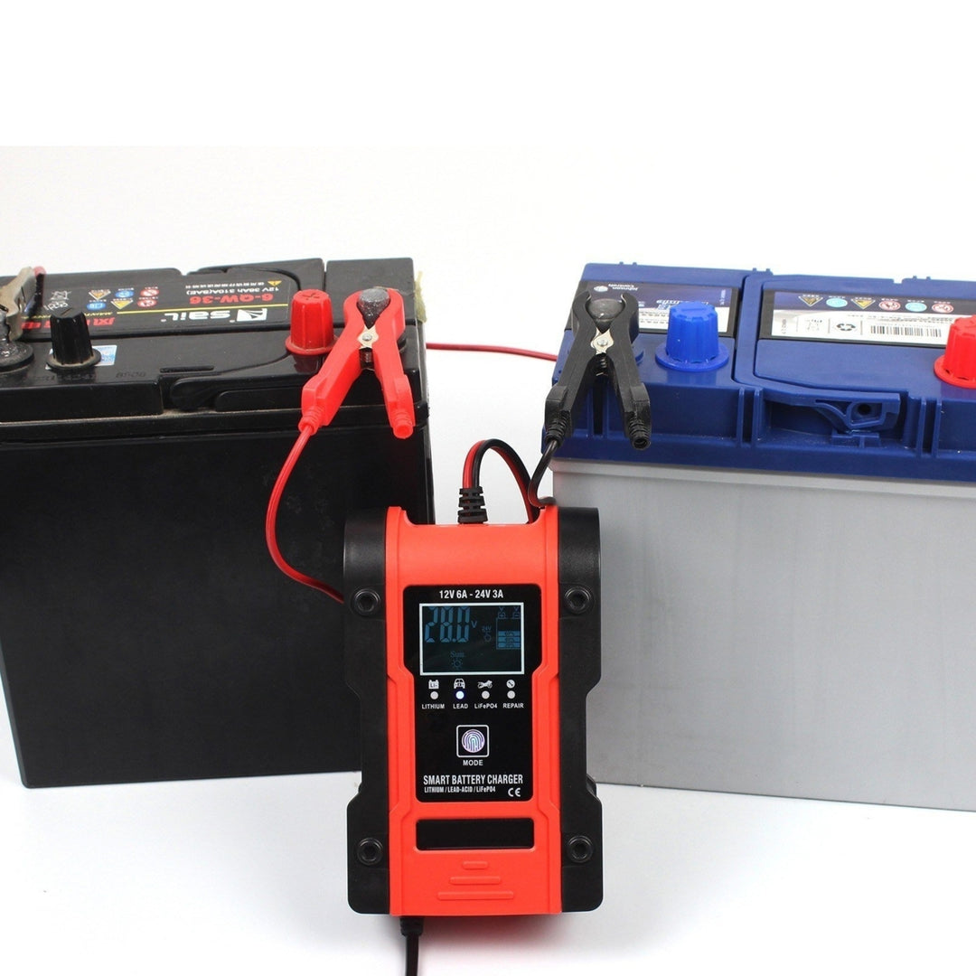 Car Battery Charger 12V 7A Lead-acid Batteries ChargerLCD Display Smart Maintainer 7-Stages Trickle Chargers Image 11