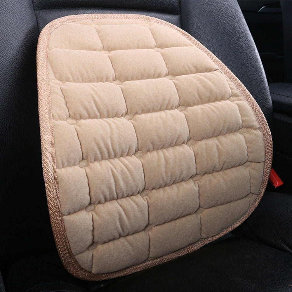 Car Lumbar Support for Seat Driver Universal Comfy Durable Winter Warm Cushion Image 2