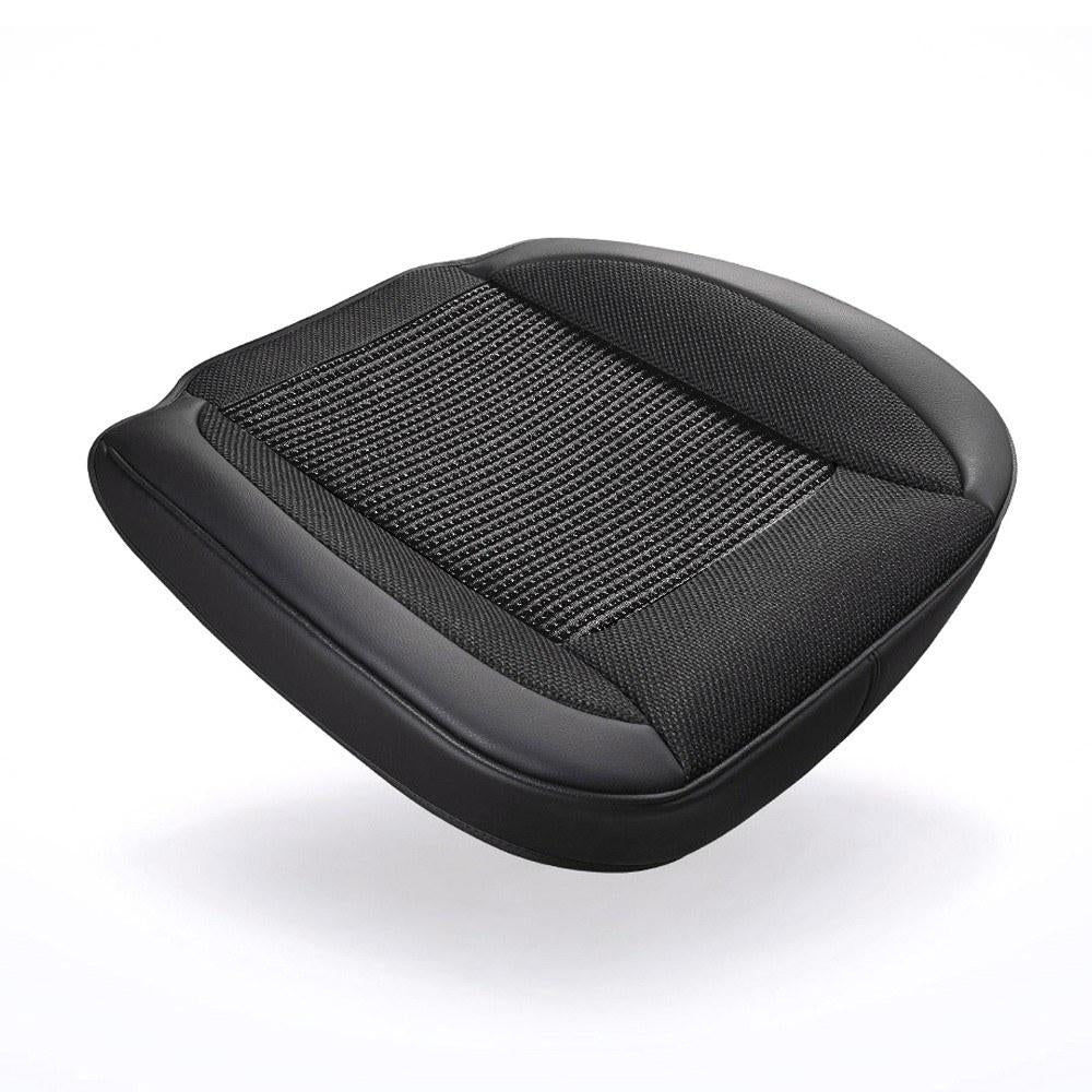 Car Seat Cushion Unique Ice Silk Fabric Pad Mesh Breathable Universal Comfortable Driver Image 2