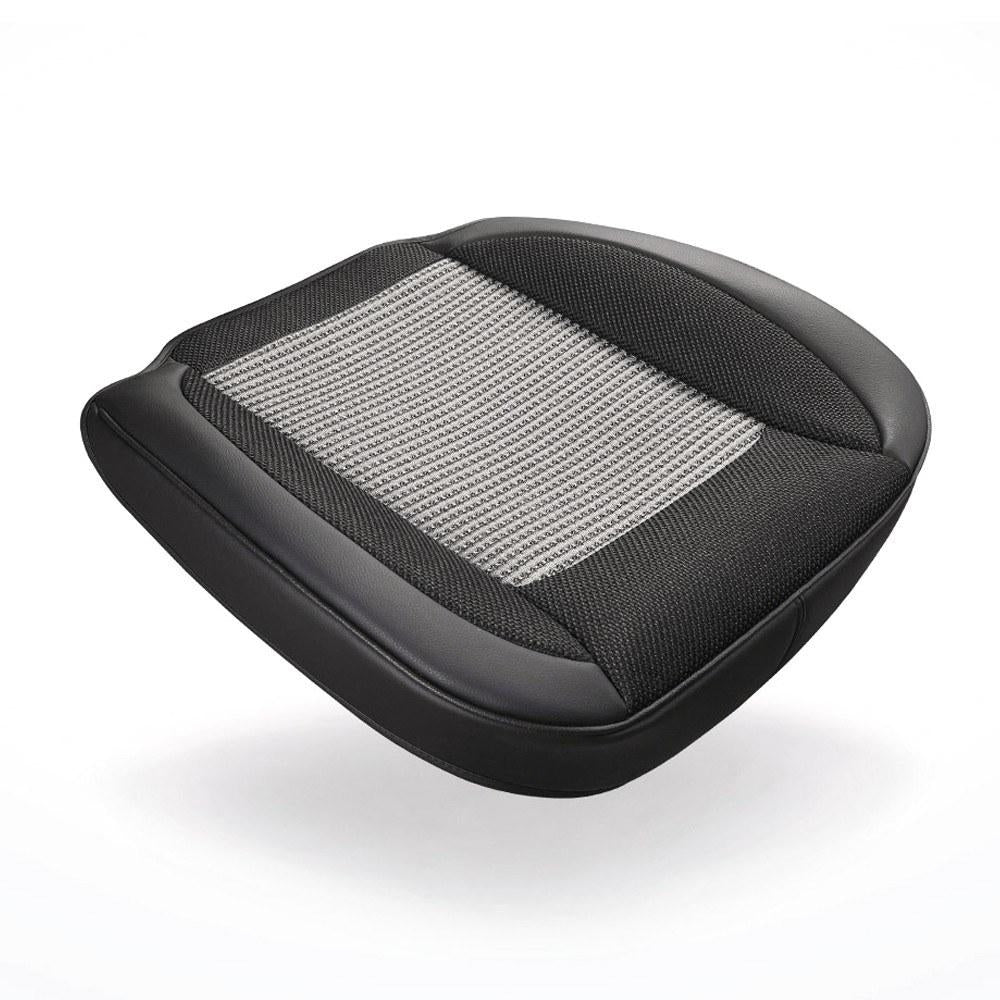 Car Seat Cushion Unique Ice Silk Fabric Pad Mesh Breathable Universal Comfortable Driver Image 3