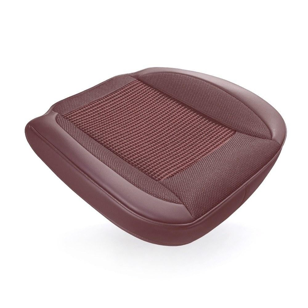 Car Seat Cushion Unique Ice Silk Fabric Pad Mesh Breathable Universal Comfortable Driver Image 4