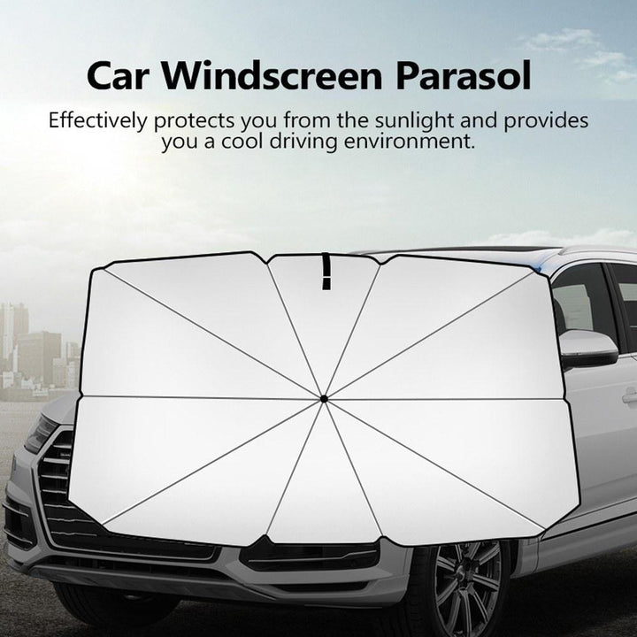 Car Vehicle Sunshade Outdoor Auto Umbrella-type Sunproof Foldable Summer Cover Accessories Image 10