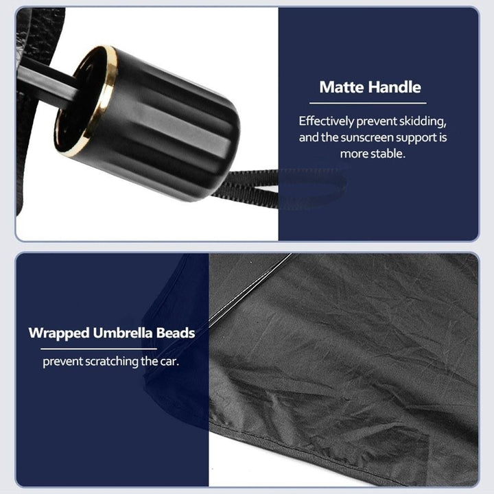 Car Vehicle Sunshade Outdoor Auto Umbrella-type Sunproof Foldable Summer Cover Accessories Image 12
