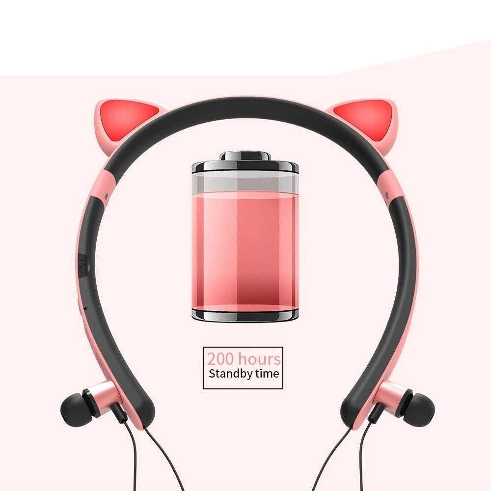 Cat Style Bluetooth Headphones Image 7