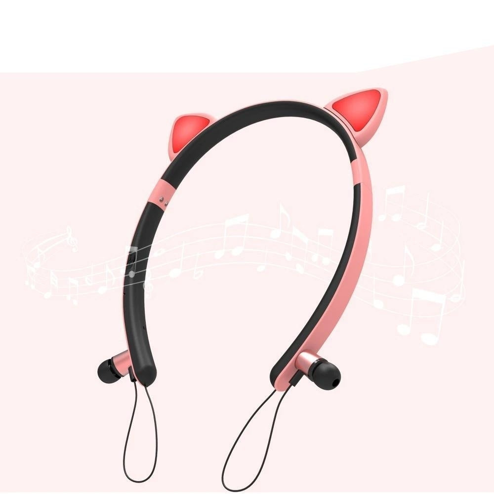 Cat Style Bluetooth Headphones Image 9