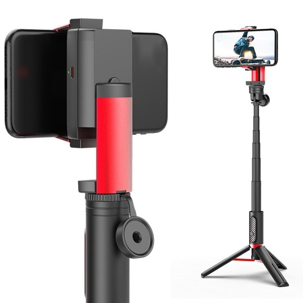 Cell Phone Selfie Uniaxial Stabilizer Machine Images Stabilization Live BT Anti-shake Tripod Steadys Device Image 2