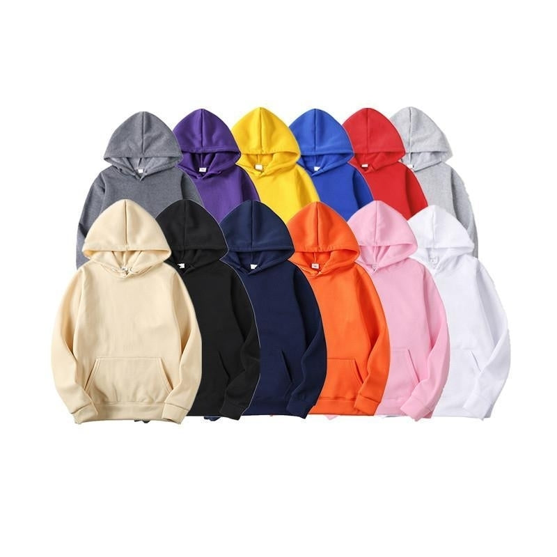 Casual Sweatshirts Solid Color Hoodies Sweatshirt Tops For MenS Image 1