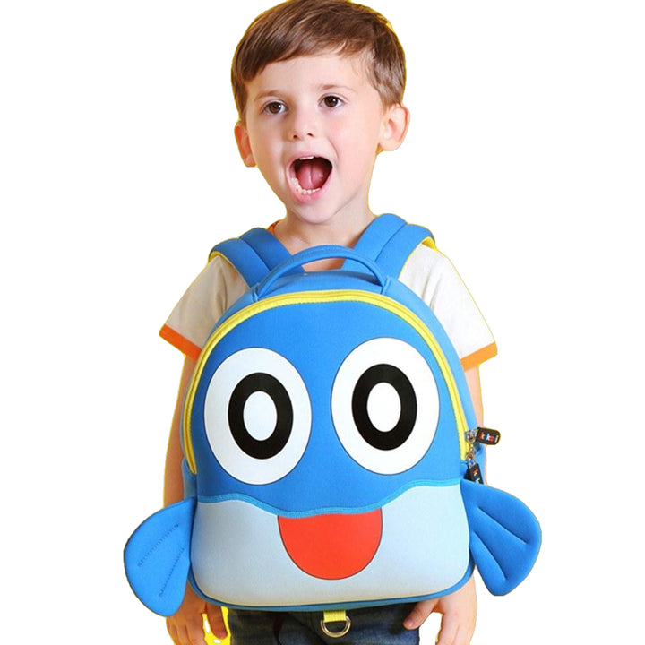 Children Bag Lovely Cartoon Kindergarten Travelling Backpack Outdoor Towing Belt Prevent Kids Getting Lost Schoolbag Image 4