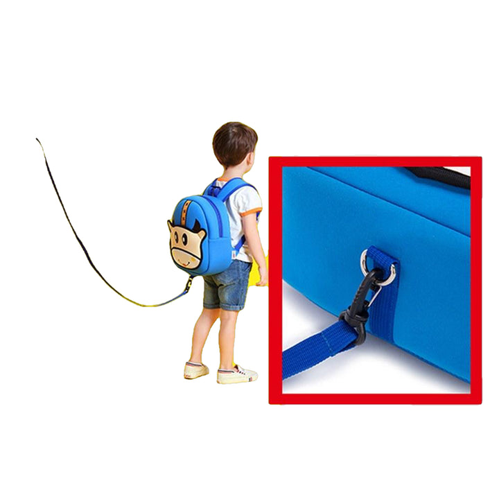Children Bag Lovely Cartoon Kindergarten Travelling Backpack Outdoor Towing Belt Prevent Kids Getting Lost Schoolbag Image 9