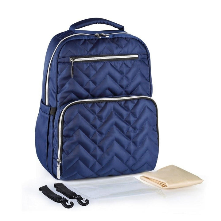 Diaper Bag Backpack With Stroller Strap Image 3