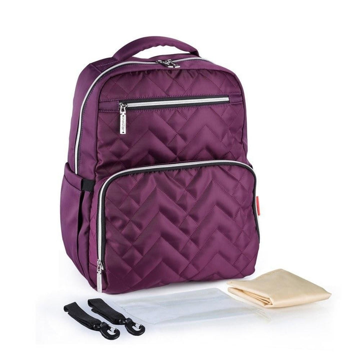 Diaper Bag Backpack With Stroller Strap Image 4