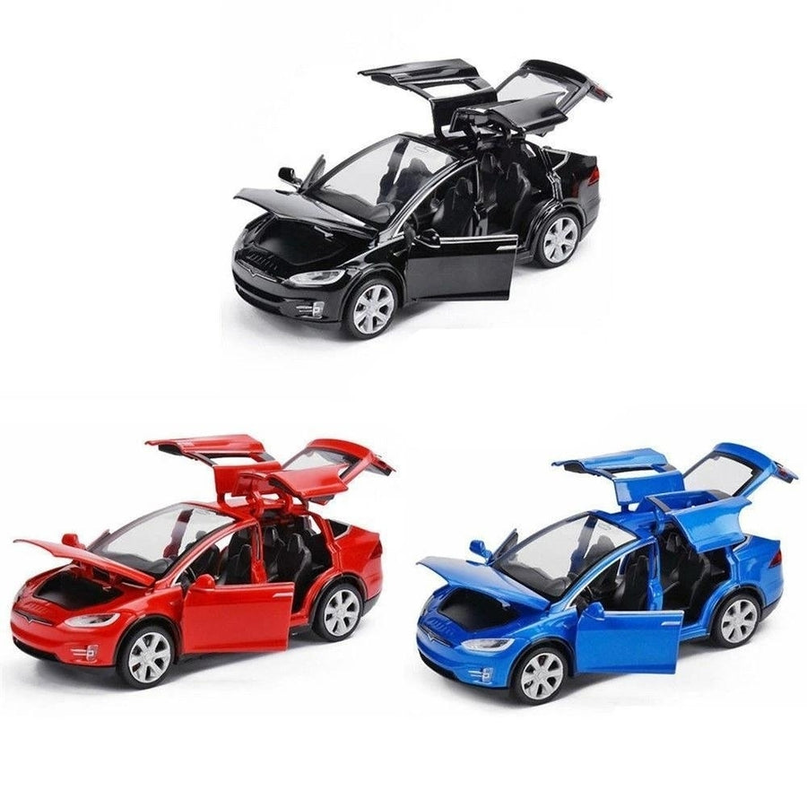 Diecast Toy 1:32 Scale Alloy Cars for Tesla Model Image 1
