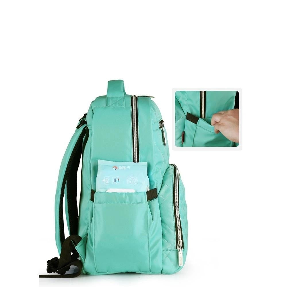 Diaper Bag Backpack With Stroller Strap Image 8