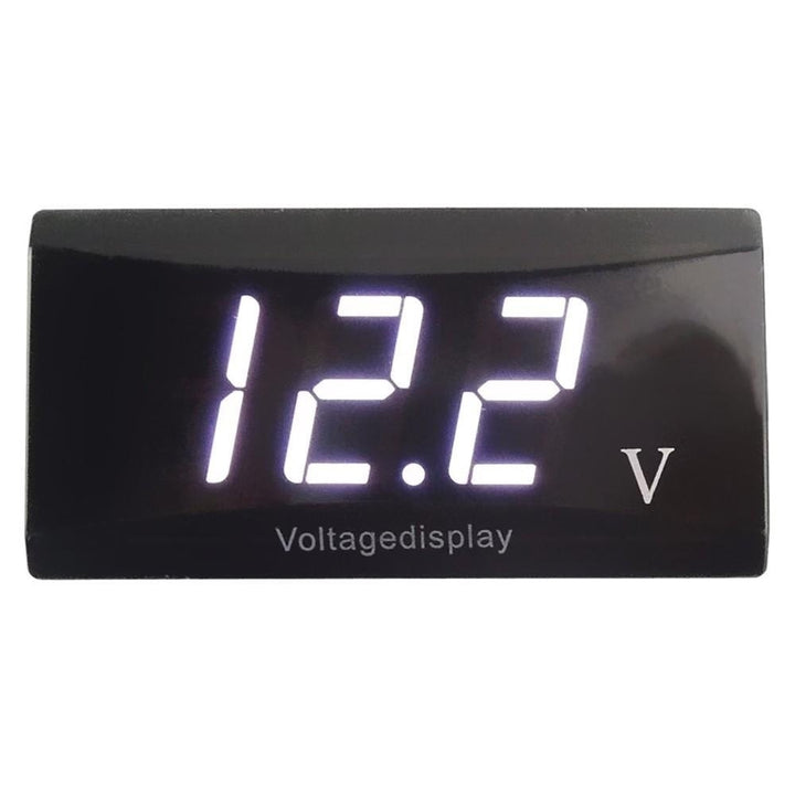 Digital LED Display Panel Meter Voltmeter Car Motorcycle Voltage Gauge for Vehicle 12V Image 1