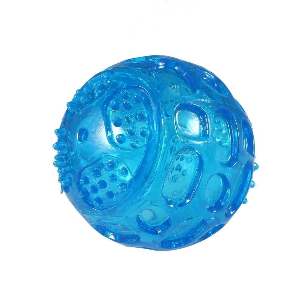 Durable Squeak Ball Dog Toy Balls Funny Dog Toys for Dogs Puppies Teething Chew Image 2