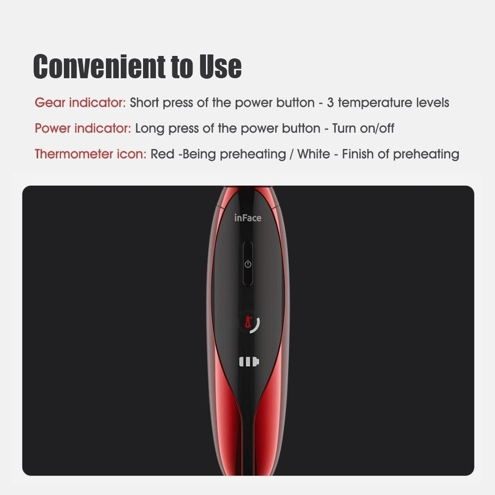 Electric Eyelash Curler with 3 Temperature Gears Digital Display Image 3