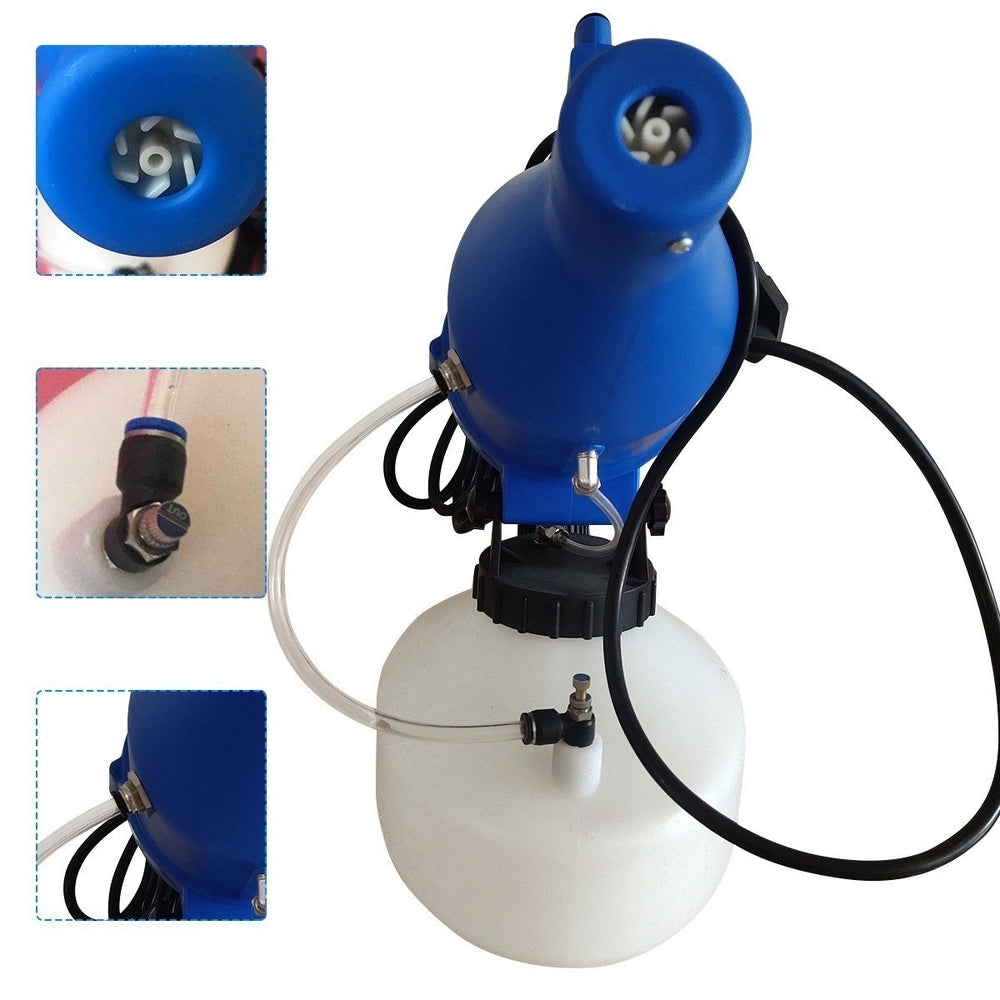 Electric ULV Fogger Portable Ultra-Low Volume Atomizer Sprayer Fine Mist Blower Pesticide Nebulizer 4.5L Image 2