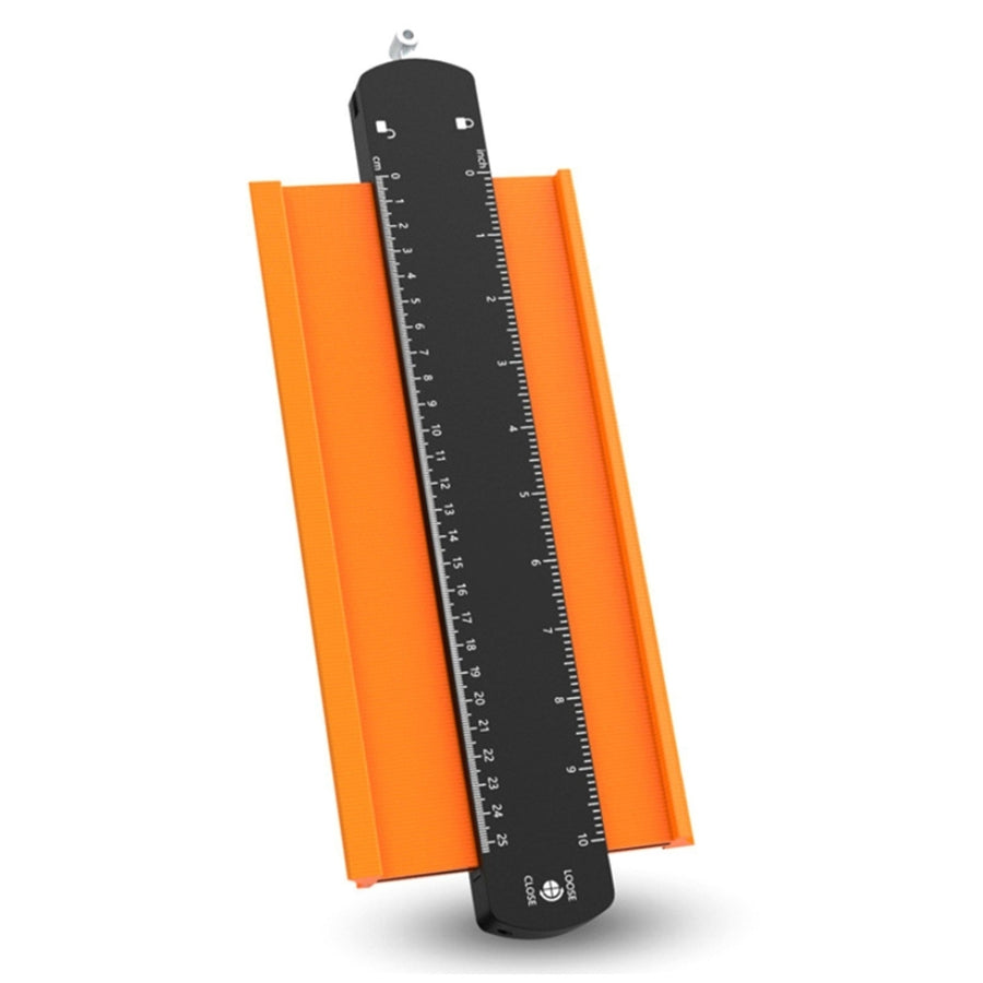 10 Inch Contour Gauge Profile Tool with Metal Lock Original Shape Copy Replicator for Working Image 1