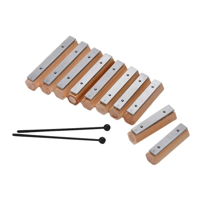 10 Notes Xylophone Glockenspiel Disconnect-type Design Percussion Instrument Image 2