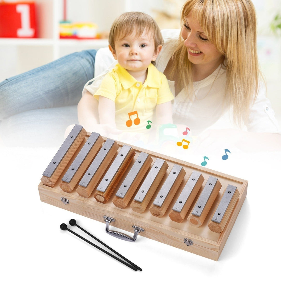 10 Notes Xylophone Glockenspiel Disconnect-type Design Percussion Instrument Image 4