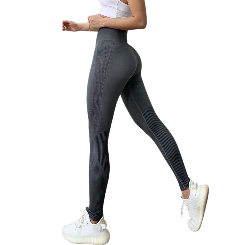 Fitness High Waist Legging Tummy Control Seamless Energy Gymwear Workout Running Yoga Pant Hip Lifting Trainning Image 1