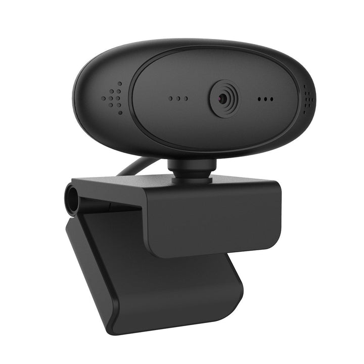 1080P HD Computer Camera Video Conference Webcam 2 M Auto Focus 360 Rotation with Microphone Image 1