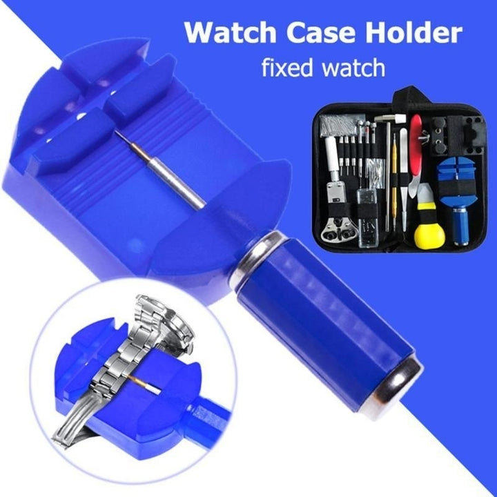 147pcs Watch Repair Tool Kit Link Pin Remover Case Opener Spring Bar Horlogemaker Gereedschap Tool (147pcs) Image 4