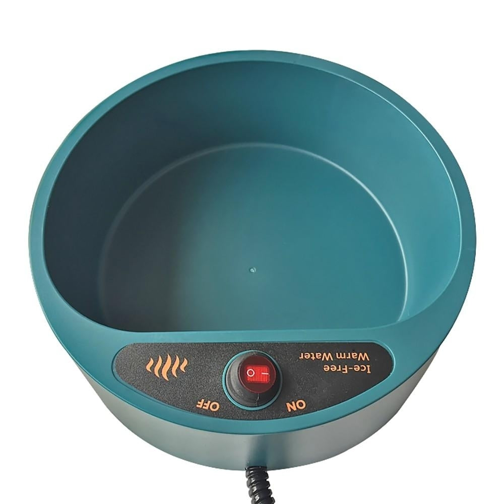 Heated Pet Bowl Heating Feeding Feeder Waterproof 0.58gal/2.2L/74oz Image 1