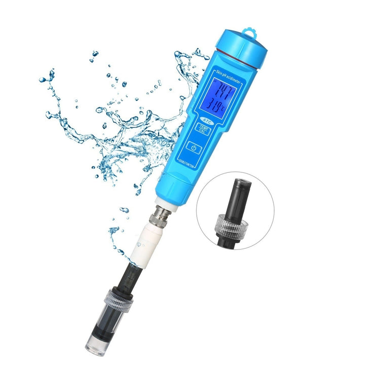 High Accuracy pH Meter ATC 2-in-1 and Temperature Skin Acidimeter Portable Test Pen Image 3