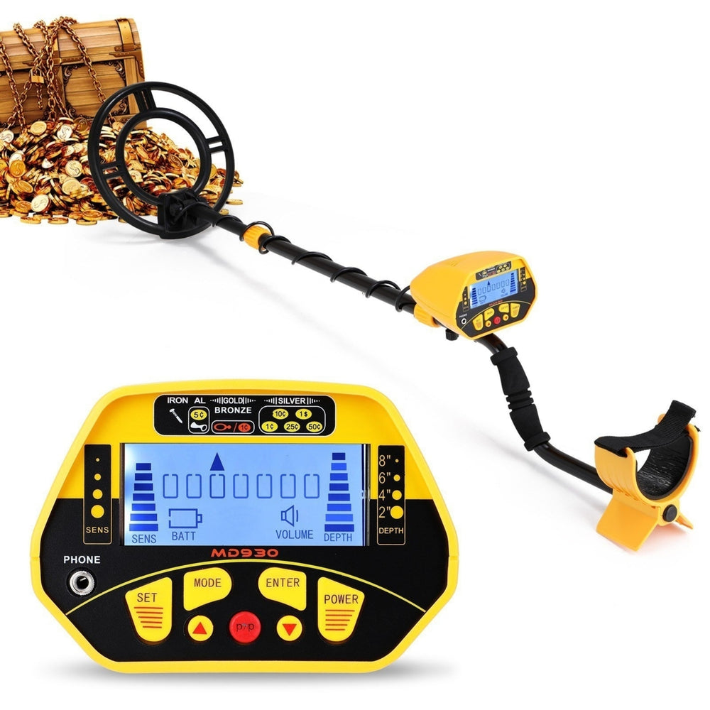 LCD Display Screen Handheld Metal Detector Accuracy Treasure Underground Finder for Adults and Kids Image 2