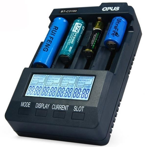 LCD Display Smart Intelligent Universal Battery Charger Image 1