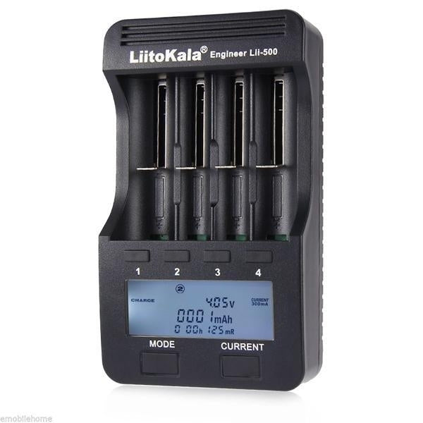 LCD Screen Display Smartest Lithium And NiMH Battery Charger 18650 26650 Image 1