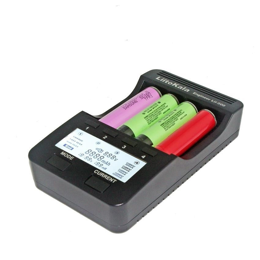 LCD Screen Display Smartest Lithium And NiMH Battery Charger 18650 26650 Image 8