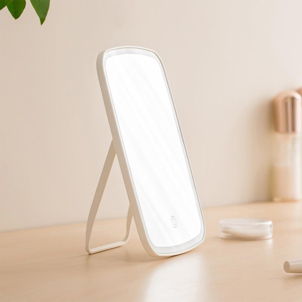 LED Makeup Mirror with Light Touch Switch Control Natural Portable Makeup Led Light Dormitory Desktop Mirror 1200mAh Image 7