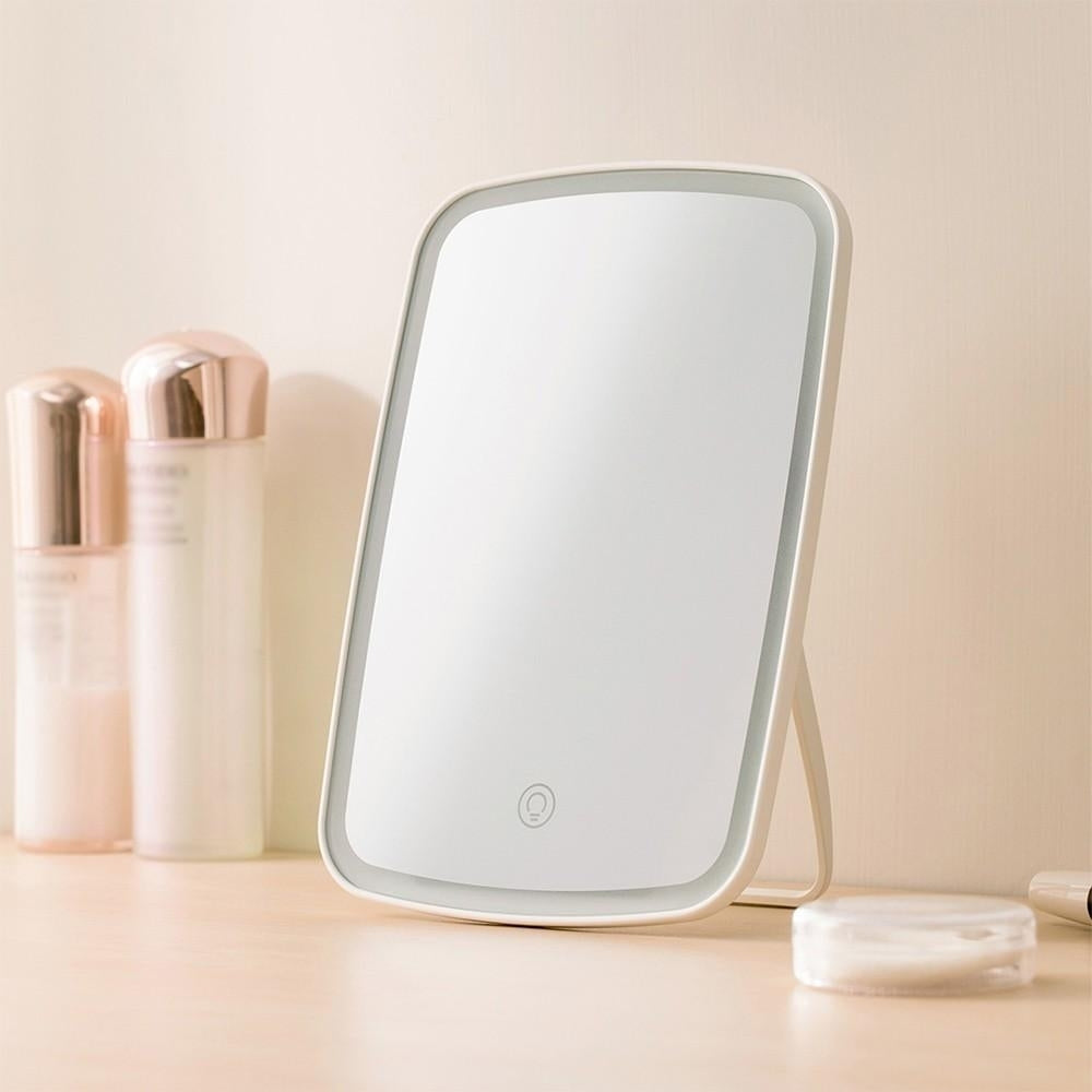 LED Makeup Mirror with Light Touch Switch Control Natural Portable Makeup Led Light Dormitory Desktop Mirror 1200mAh Image 8