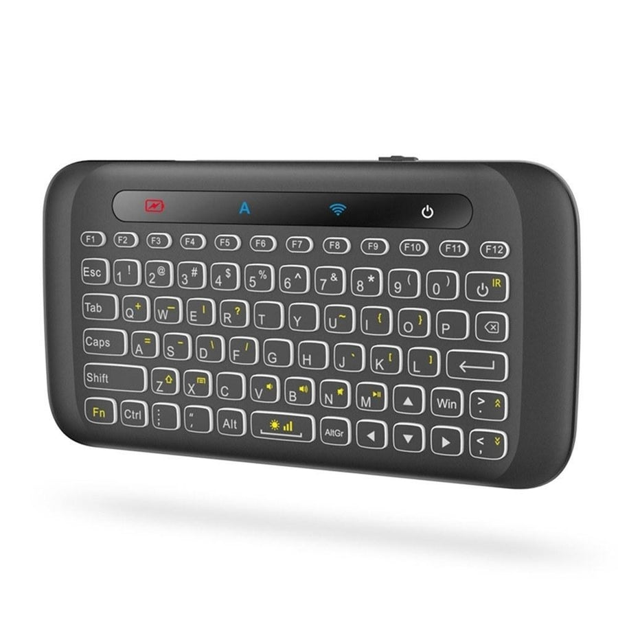 2.4GHz Backlight Colorful Wireless Keyboard with Large Touchpad for Smart TV Android Box PC Laptop Image 1