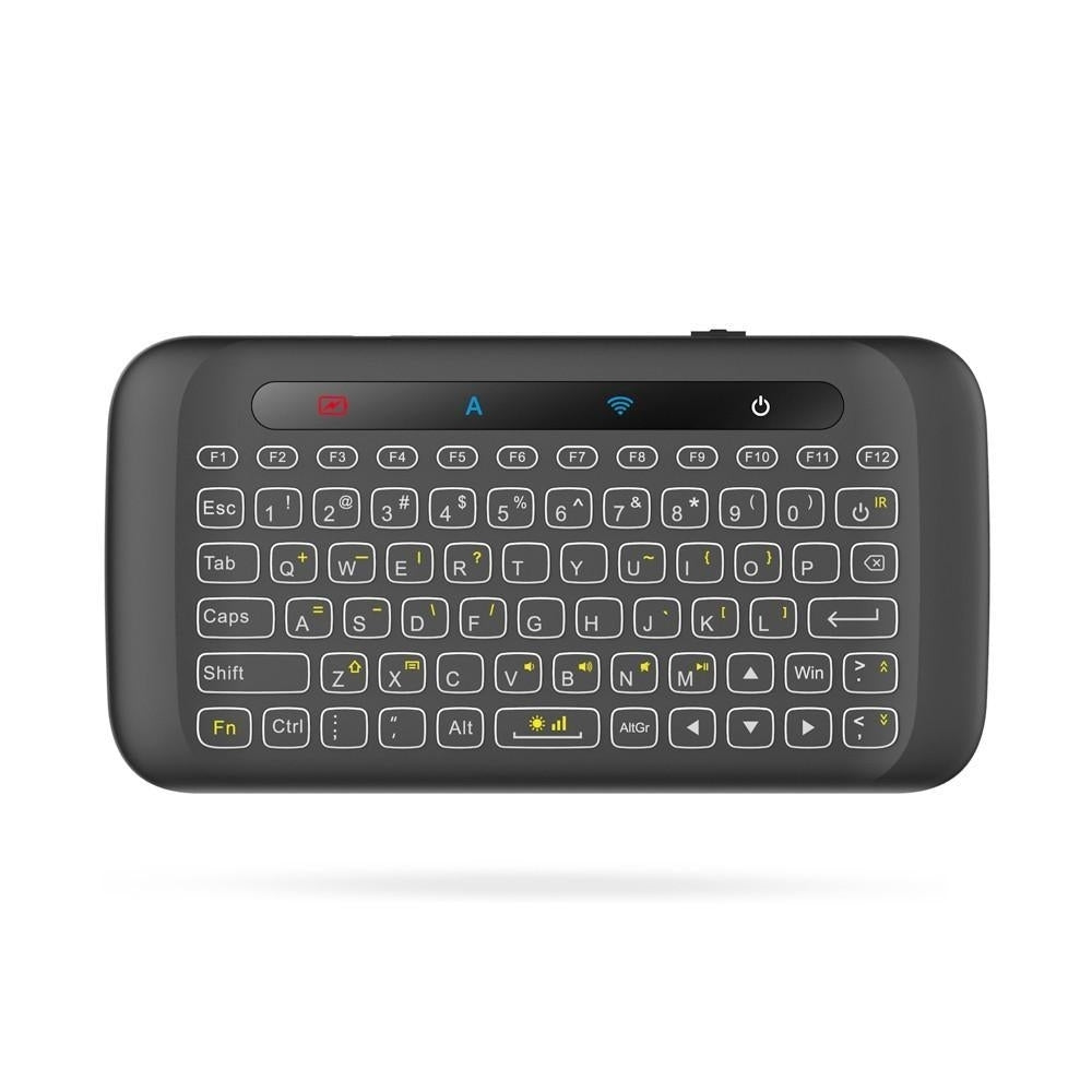 2.4GHz Backlight Colorful Wireless Keyboard with Large Touchpad for Smart TV Android Box PC Laptop Image 2