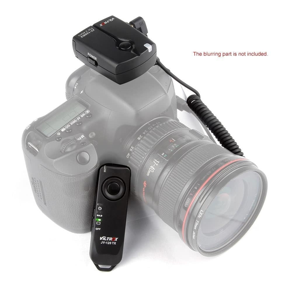 2.4GHZ FSK Wireless Remote Shutter Controller Set Time Lapse BULB with C1 Cable 100m Distance Image 4