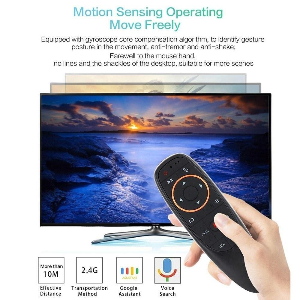 2.4GHz Wireless Air Mouse USB Receiver Gyroscope Voice Control,Handheld Remote Control Image 10