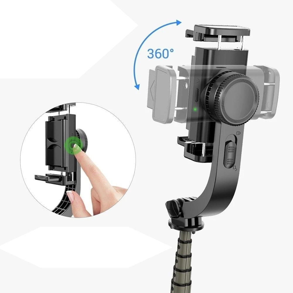 3 in 1 Phone Gimbal Stabilizer Selfie Stick Tripod Image 4