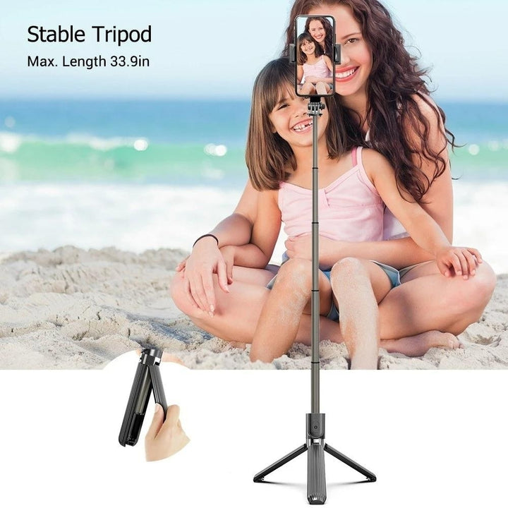 3 in 1 Phone Gimbal Stabilizer Selfie Stick Tripod Image 4