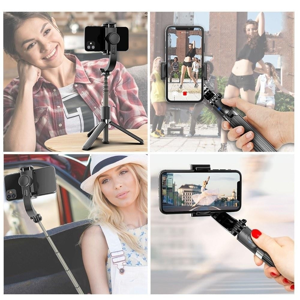 3 in 1 Phone Gimbal Stabilizer Selfie Stick Tripod Image 6