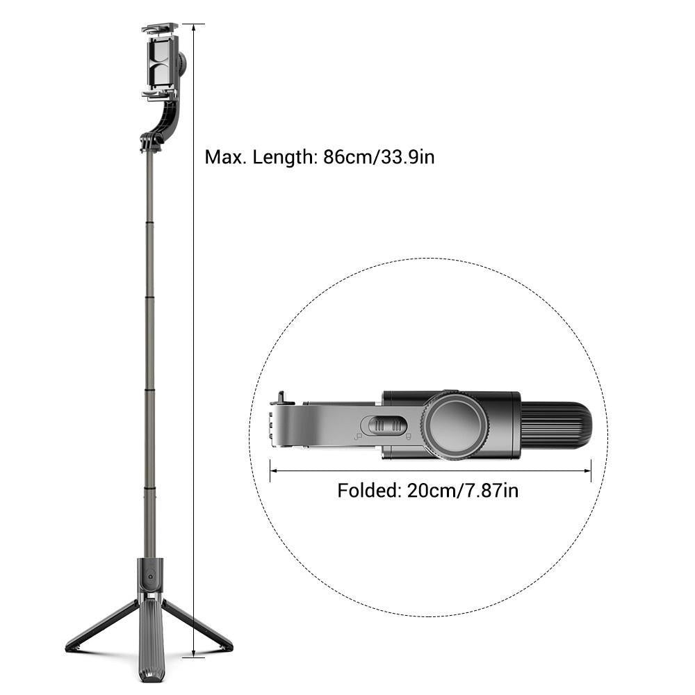 3 in 1 Phone Gimbal Stabilizer Selfie Stick Tripod Image 7