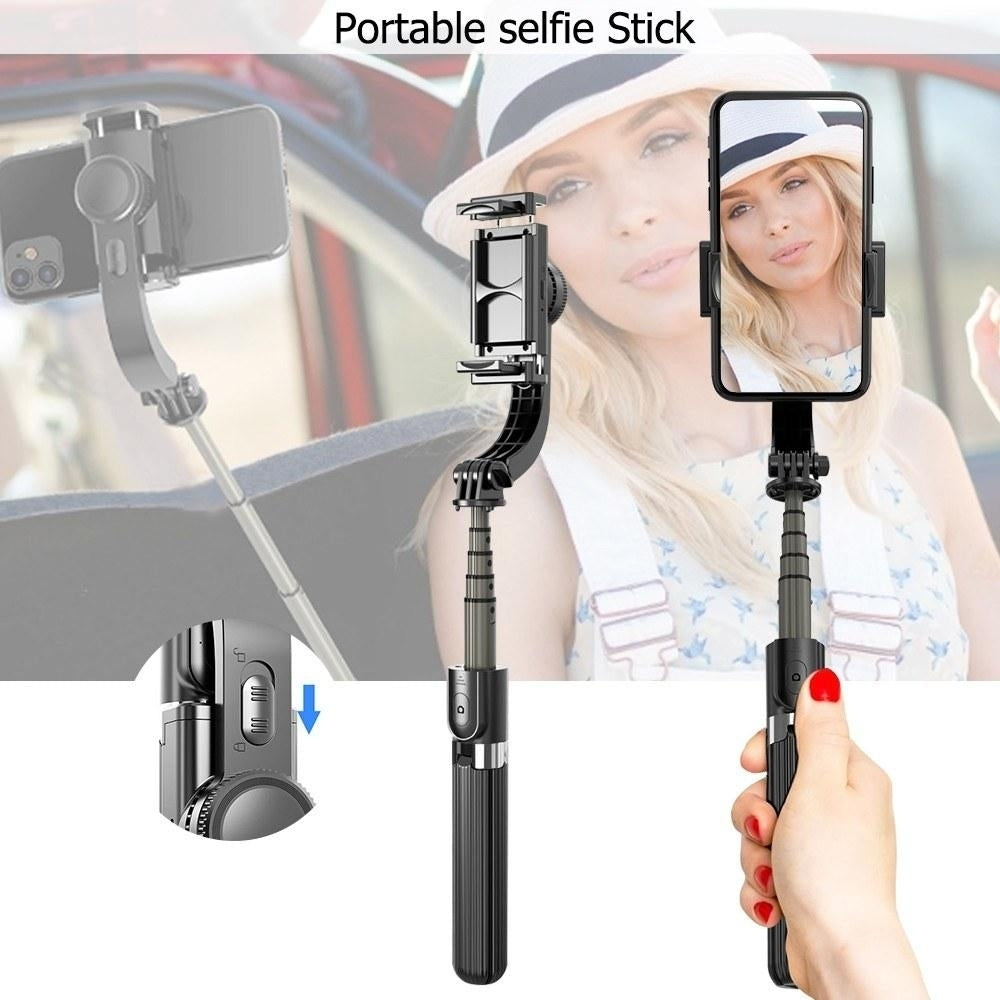 3 in 1 Phone Gimbal Stabilizer Selfie Stick Tripod Image 9