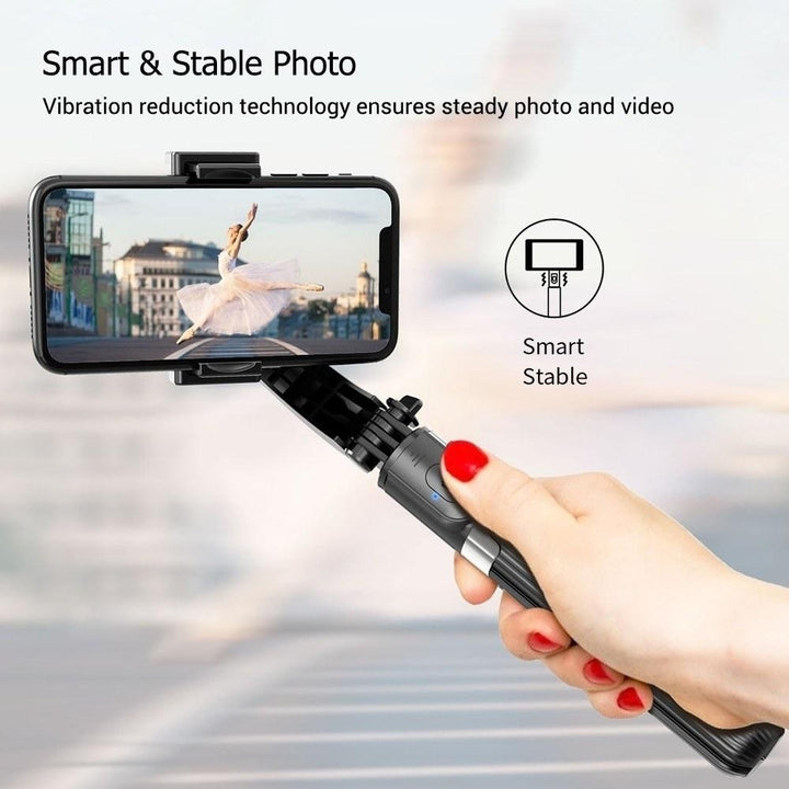 3 in 1 Phone Gimbal Stabilizer Selfie Stick Tripod Image 10