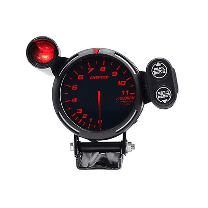 3.5" Tachometer Gauge Kit RED LED 11000 RPM Meter with Adjustable Shift Light+Stepping Motor Image 4