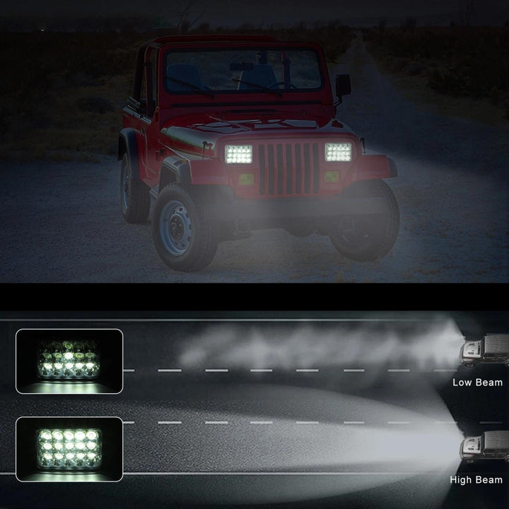 5 Inch 150W LED Light Bar Work with Mount Spot Flood Combo Led Off Road Lights Driving Fog Image 4
